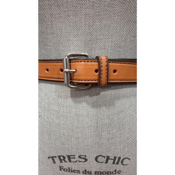 Classic Equestrian Leather Belt with Snaffle Bit Hardware main image 6